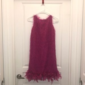 Pink Feather Dress